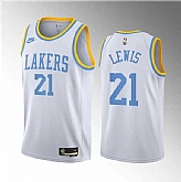Men's Los Angeles Lakers #21 Maxwell Lewis White 2023 Draft Association Edition Stitched Basketball Jersey Dzhi ,baseball caps,new era cap wholesale,wholesale hats
